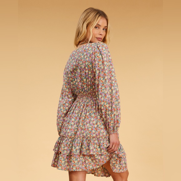 Billabong x Salty Blonde Floral Ditsy Mini Dress - Picture 3 of 6